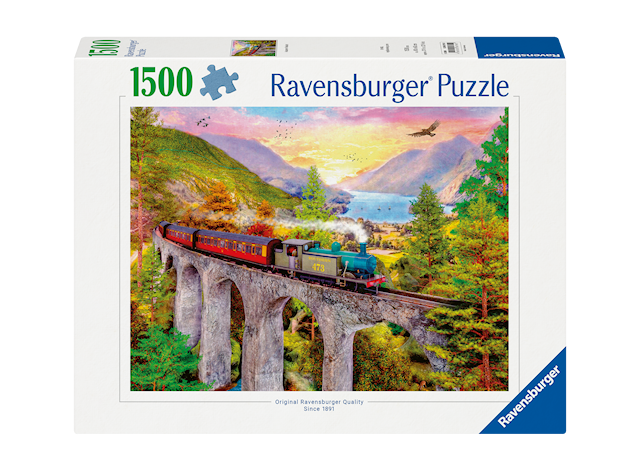 Produktbild 1 för Pussel Autumn Viaduct 1500 bitar, Ravensburger