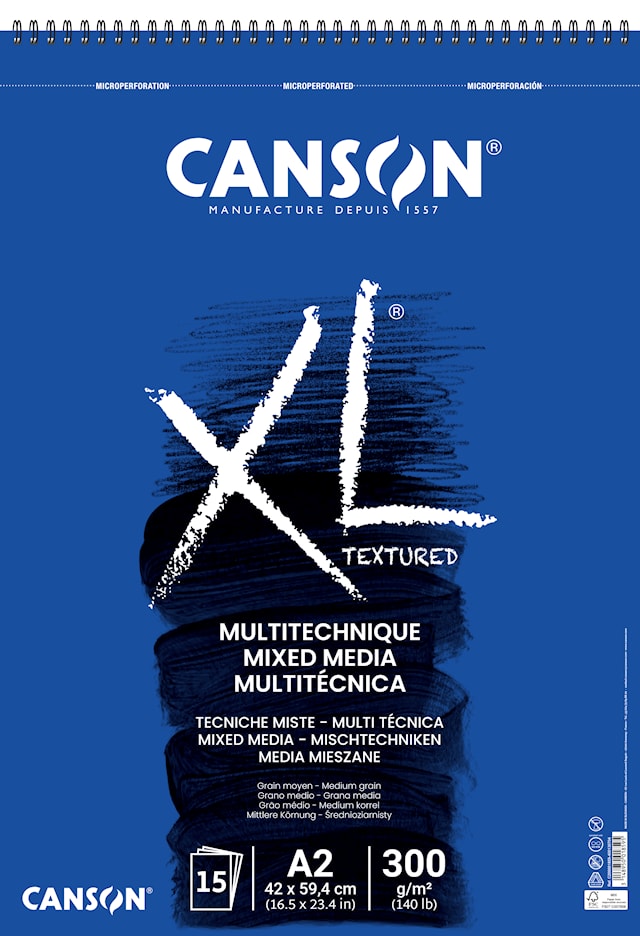 Canson XL Mix Media 15 Arkkia A2 300 gr