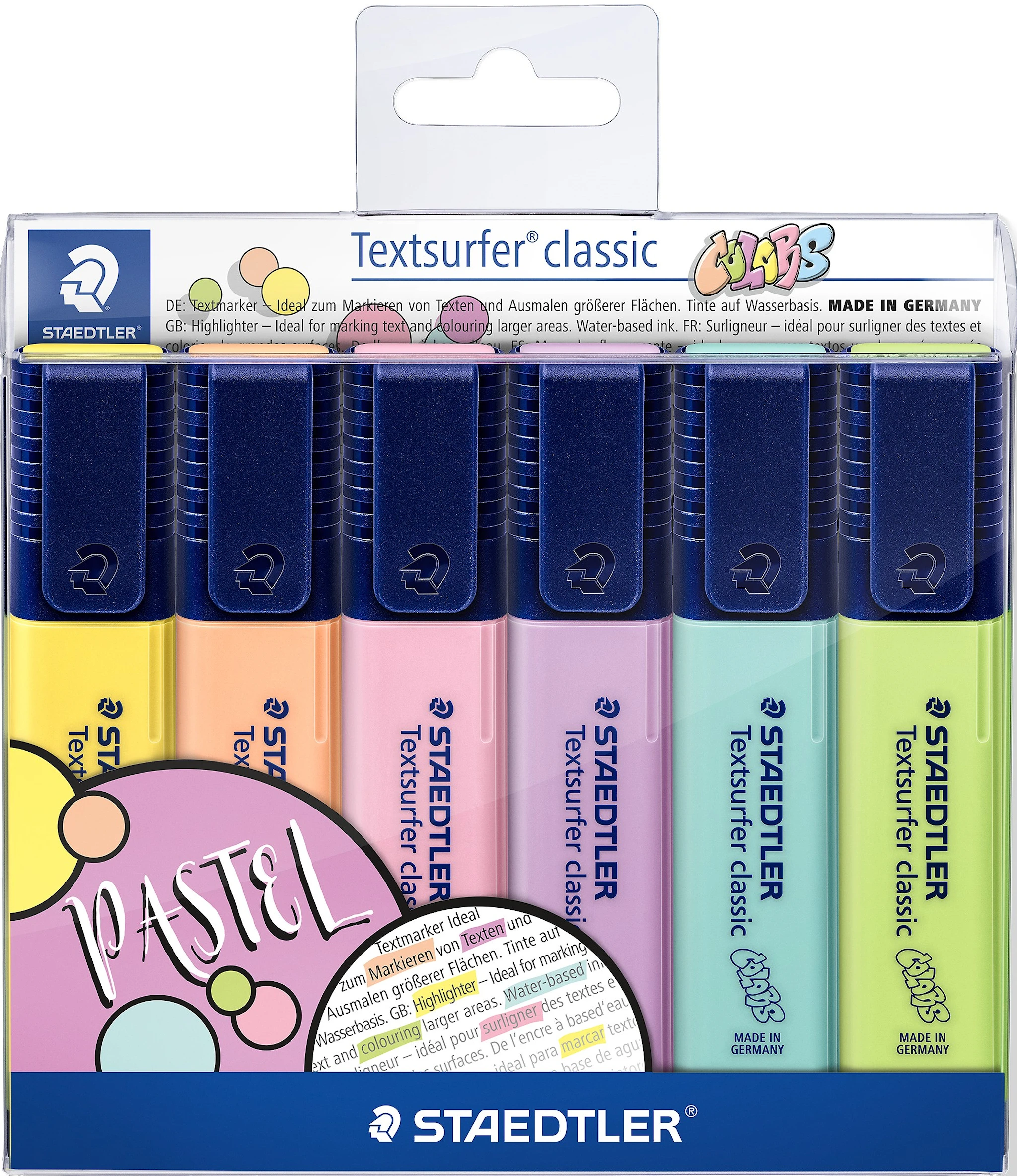 Produktbilde for Markeringspenner Textsurfer® classic 6-pack Pastell Staedtler
