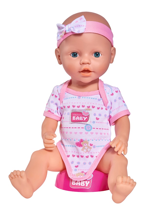 Produktbild 1 för Äta väta docka, 38 cm New Born Baby