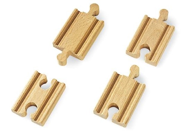 Produktbilde 1 for Små, rette skinner (4 stk.), Brio Trejernbane