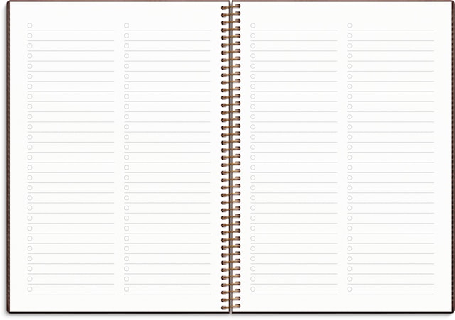 Produktbild 4 för Kalender 2026 A5 Senator Twist Brun Burde