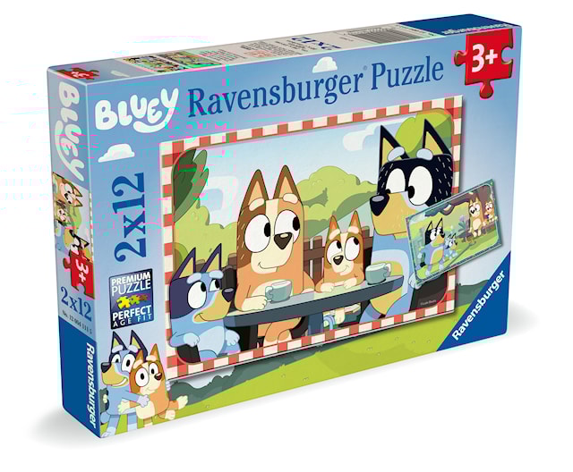 Tuotekuva 4 - Bluey Palapelit 2x12 palaa, Ravensburger