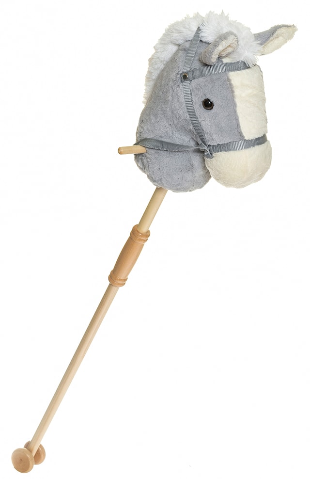 Produktbild 1 för Käpphäst Grå Delbar 100 Cm Teddykompaniet