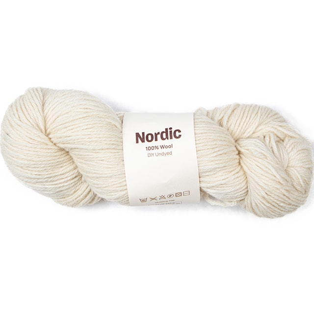 Nordic 100% Villa100 gr DIY Undyed A732  Adlibris