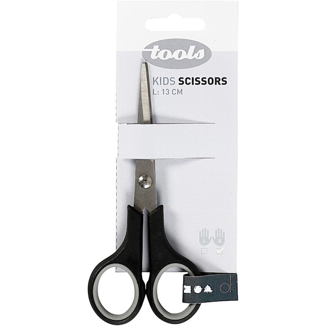 Tuotekuva 3 - Lastensakset, Pit. 13 cm, oikeakätiset & vasenkätiset, 1 kpl