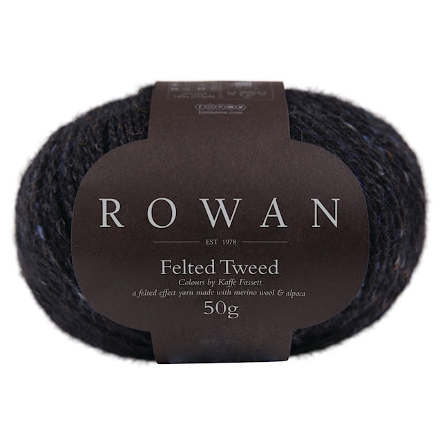 Felted Tweed 50 gr Black 211, Rowan