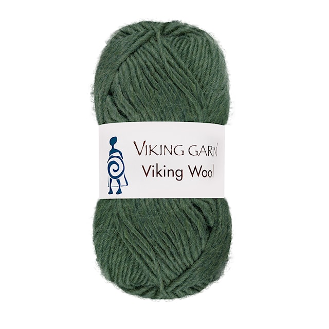 Viking Wool Garn 50 g Grön 534 Viking Garn