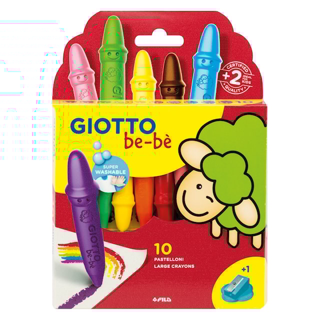 Produktbild 1 för Jumbo Vaxkritor 10-p Giotto be-bè