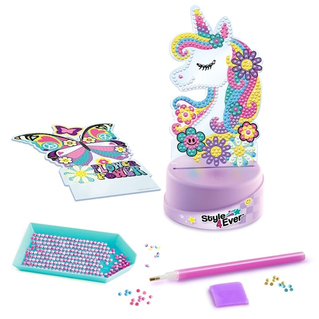 Tuotekuva 3 - Unicorn Diamond Art Lampset Style 4 Ever