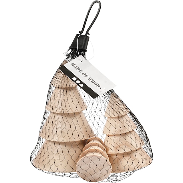 Tuotekuva 2 - Joulukuuset, Kork. 5+7,5+10 cm, halk. 3,5+5,4+6,7 cm, 3 kpl/ 1 pkt