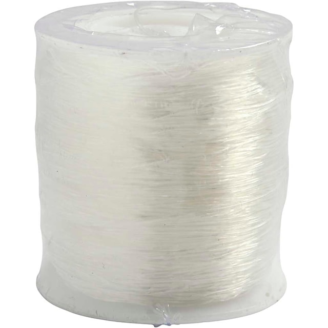 Tuotekuva 3 - Elastinen korulanka, pyöreä, paksuus 0,8 mm, 100 m/ 1 rll