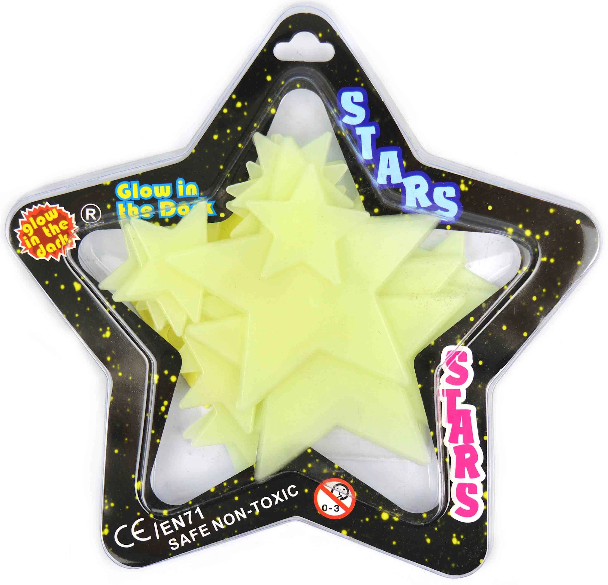 Produktbilde for Stjerner Gid 4-8 cm 24 stk Robetoy