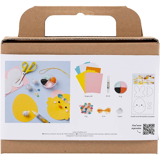 Produktbilde 5 for Mini DIY Kit Papirdekorasjoner, kartong med pynt, 1 sett
