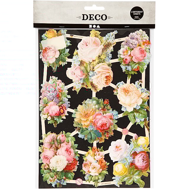 Produktbilde 2 for Glansbilder, roser, ark 16,5x23,5 cm, 2 ark/ 1 pk.