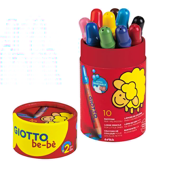 Produktbild 1 för Jumbo Färgpennor 10-p Giotto Be-bè