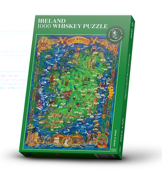 Produktbilde 1 for Whiskypuslespill - Irland 1000 brikker Water and Wines