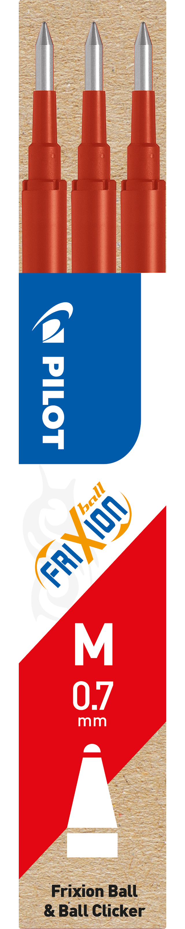 Produktbilde 1 for Patron Frixion Rød (3) Pilot