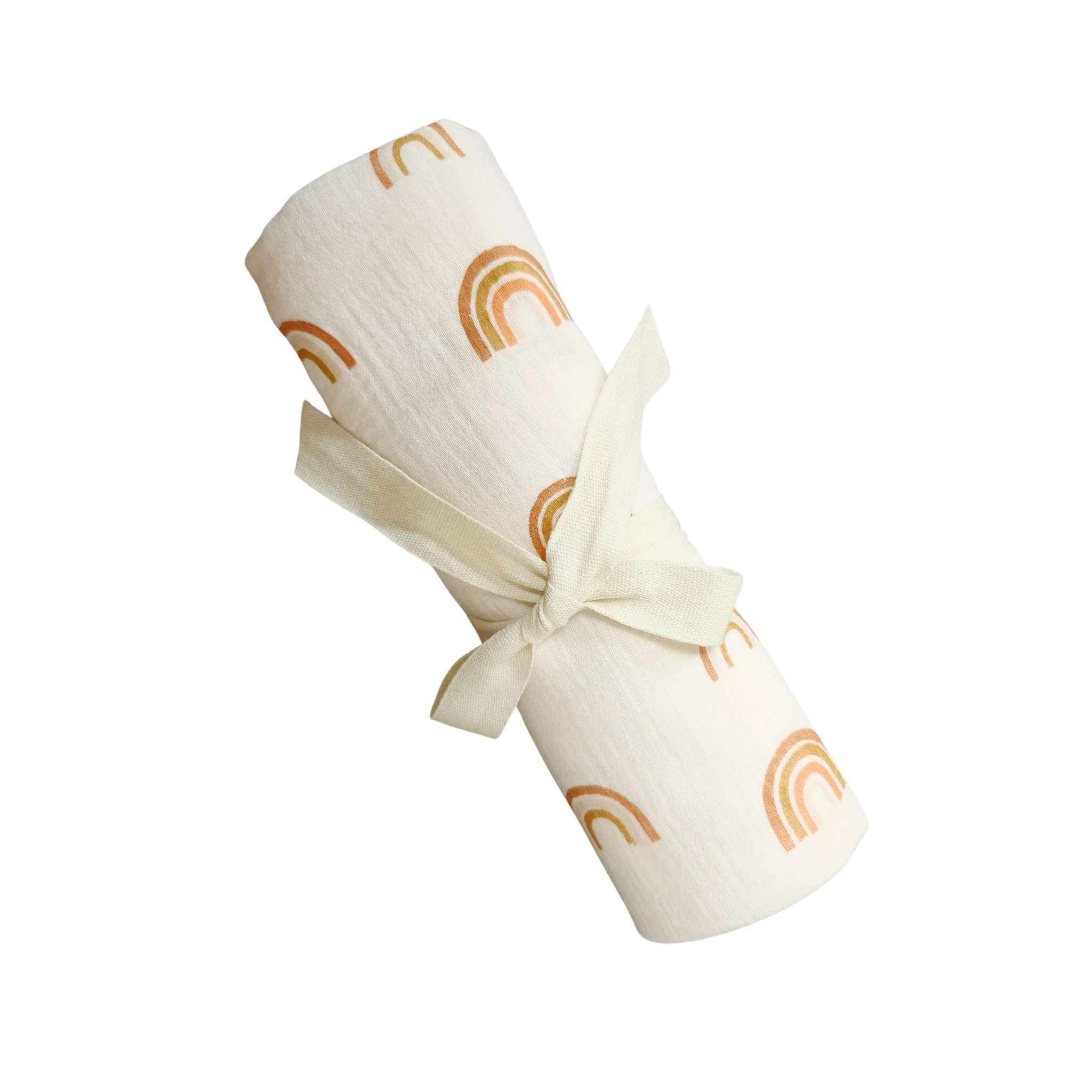 Produktbild för Muslinfilt Regnbåge Carlo Baby