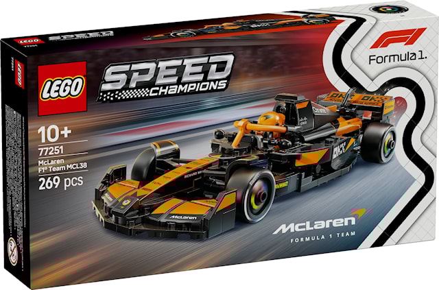 Tuotekuva 1 - McLaren F1® Team MCL38 ‑kilpa-auto LEGO® Speed Champions (77251)