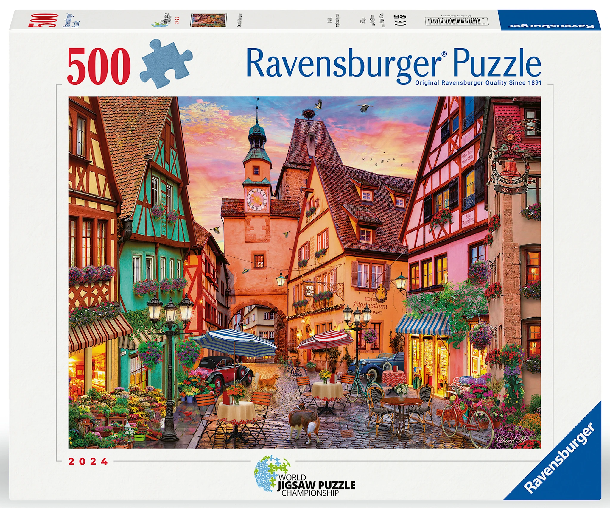 Produktbild för Bavarian Romance Pussel 500 bitar, Ravensburger