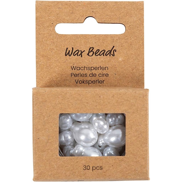 Tuotekuva 2 - Vahahelmet, Soikea, halk. 6-14 mm, aukon koko 1,3-1,5 mm, 30 kpl/ 1 pkt