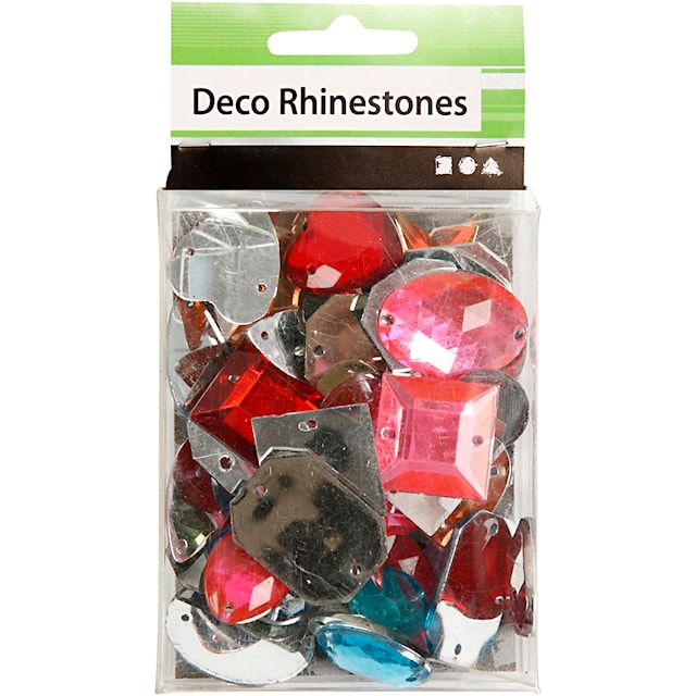 Produktbild 2 för Rhinestones olika design 10-17 mm 15 g