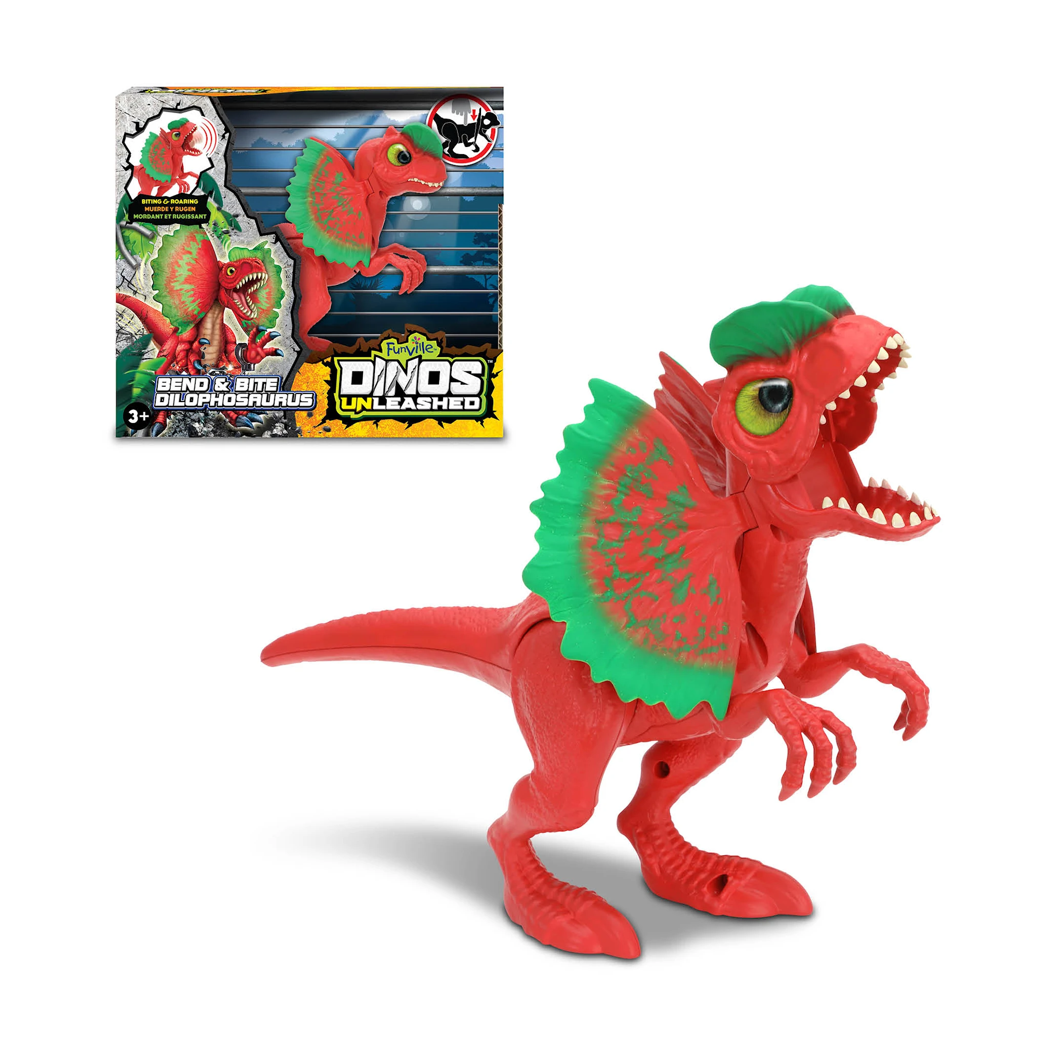 Produktbilde for Dinos Unleashed Bend & Bite Dilophosaurus