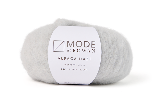 Alpaca Haze Alpakka miks, 50 gr Silver 012 Mode at Rowan