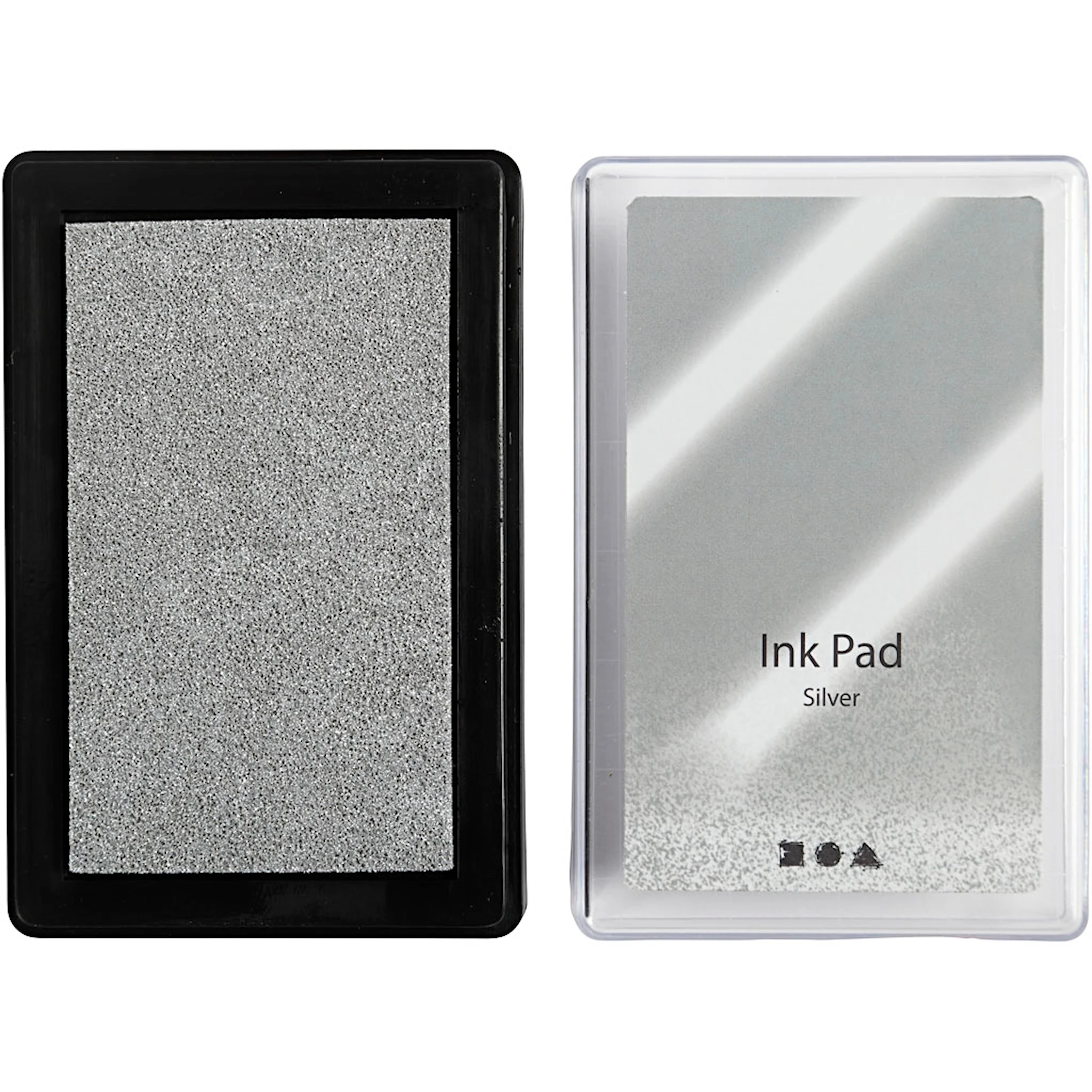 Tuotekuva ille Leimasintyyny, Kork. 2 cm, koko 9x6 cm, hopea, 1 kpl