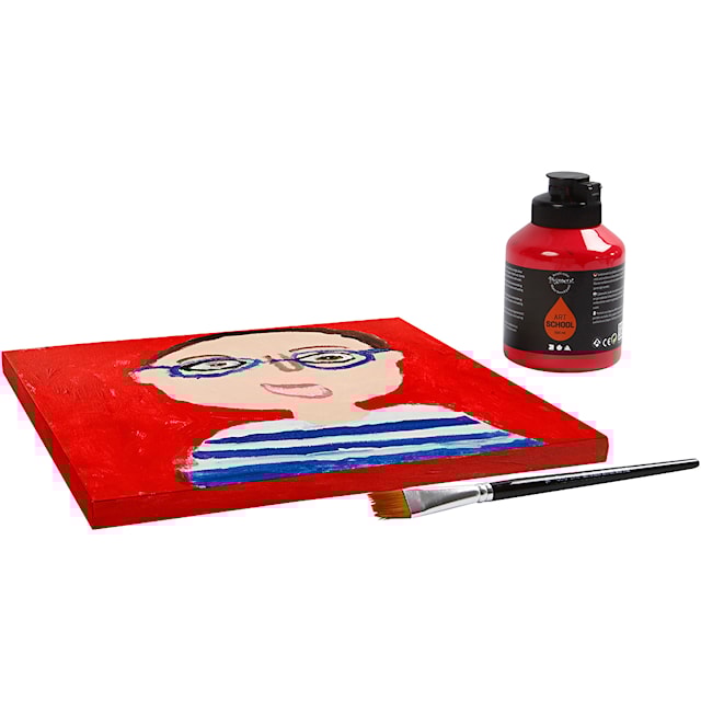 Produktbild 2 för Målarduk Vit 30x30 cm 1-pack ArtistLine