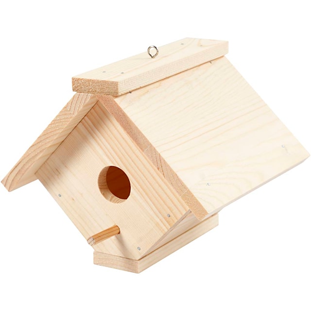 Tuotekuva 1 - Linnunpönttö, Kork. 13 cm, S: 14,5 cm, Lev: 16 cm, 1 kpl