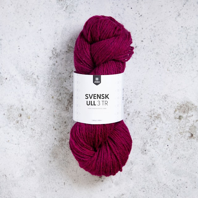Svensk Ull 3 tr 100 g Bing Cherry (59022) Järbo