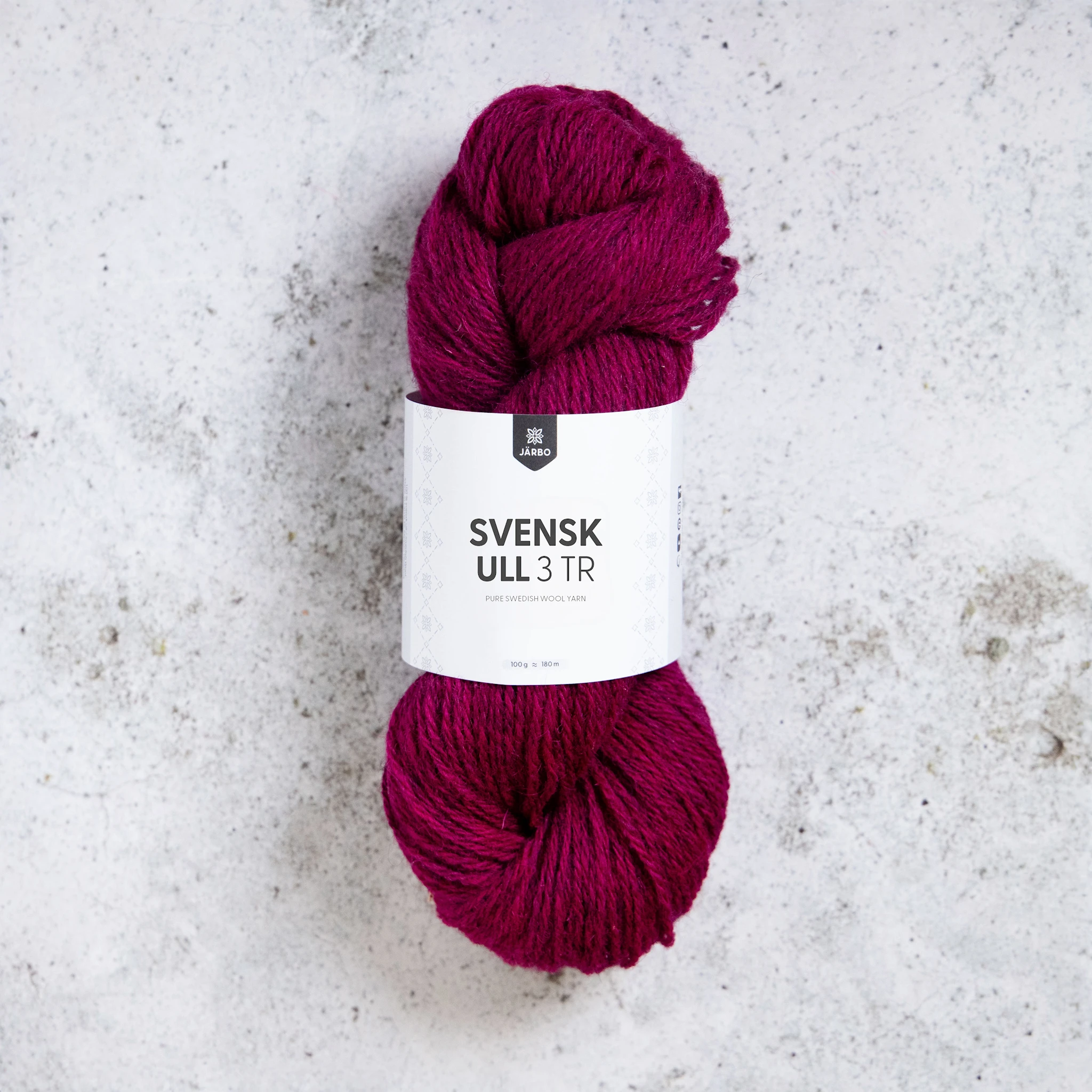 Produktbild för Svensk Ull 3 tr 100 g Järbo