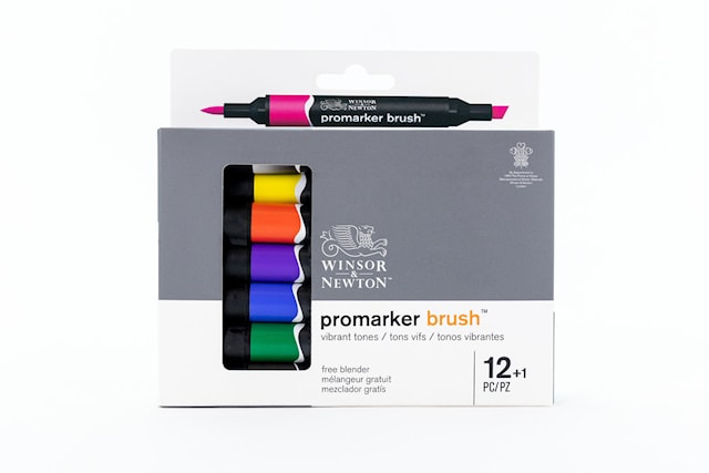 Produktbild 5 för Brushmarker Vibrant Tones 12-pack Winsor & Newton