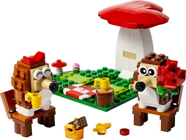 Produktbild 2 för Igelkottarnas picknickdejt LEGO® Iconic (40711)