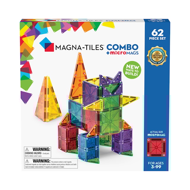 Tuotekuva 1 - MicroMAGS Combo 62-osaiset Magna-Tiles