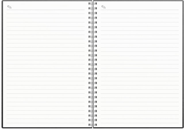 Produktbild 3 för Kalender 2026 A5 Weekly A5 Eco Line Svart Burde