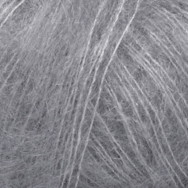 Kid- Silk Lanka Silk Mohair 25 g grey 10 Drops