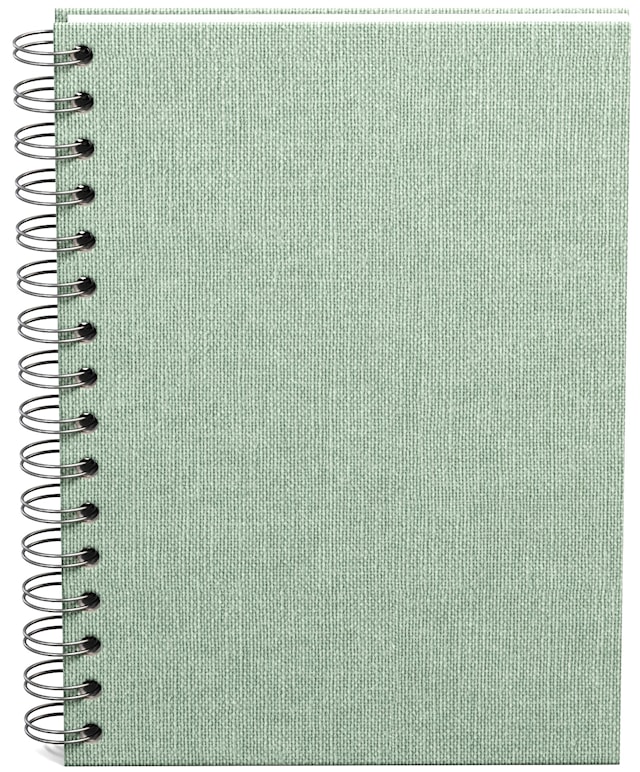 Produktbild 1 för Anteckningsbok A5 Olinjerad Soft Teal 90 Blad Bigso Box of Sweden