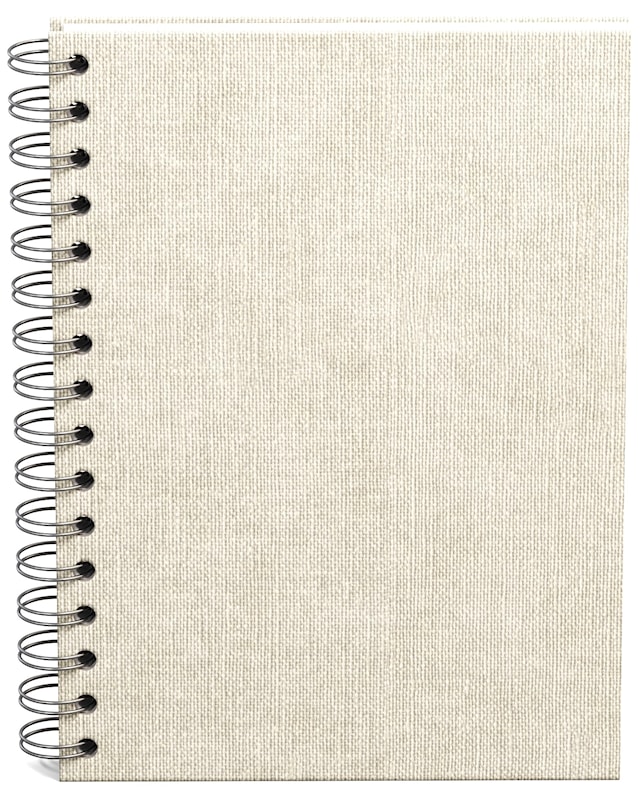 Produktbild 1 för Anteckningsbok A5 Olinjerad Linen 90 Blad Bigso Box of Sweden