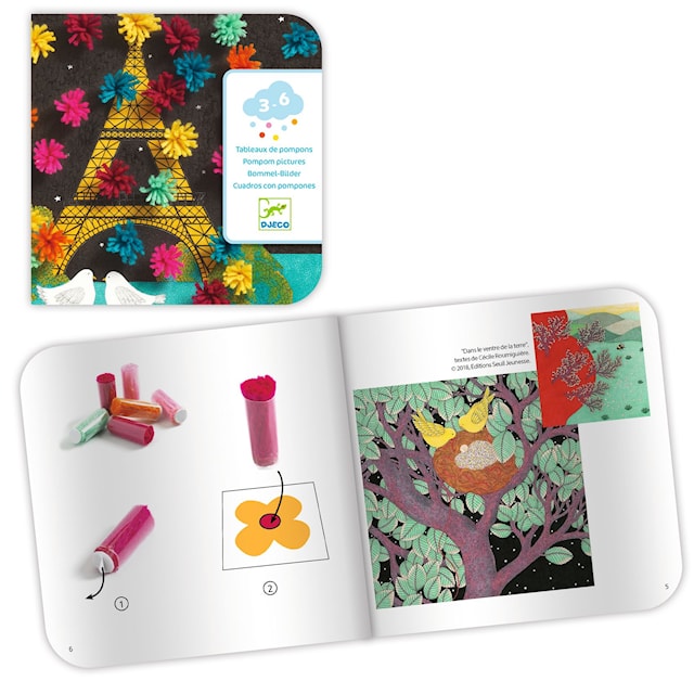 Produktbild 1 för Skapa med Pompons och Överraskningar Djeco