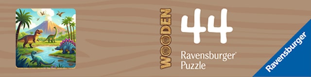 Produktbilde 4 for Dinosaur Trepuslespill 44 Brikker, Ravensburger