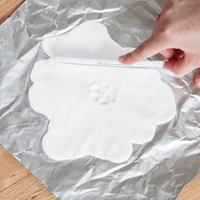 Produktbild 5 för Tassavtryck Ram Ledad Vit