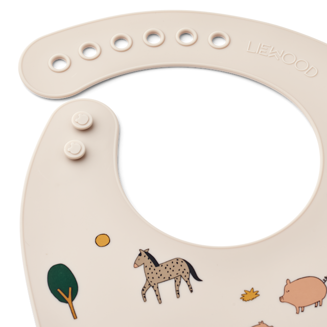 Tuotekuva 2 - Tilda Bib 2-Pack Farm Sandy Liewood