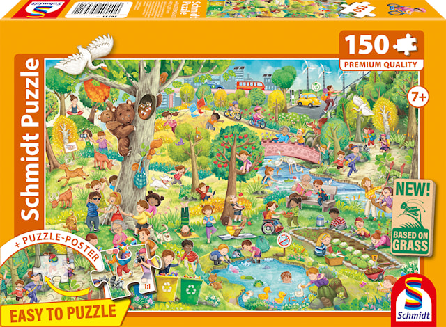 Produktbilde 1 for Puslespill Glad lek, glad planet 150 brikker Schmidt