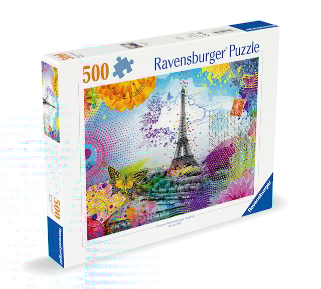 Produktbilde 5 for Pussel Postcard from Paris 500 bitar, Ravensburger