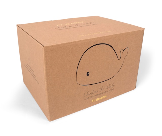 Produktbilde 3 for LED-lampe - Christian the Whale 30 cm Filibabba