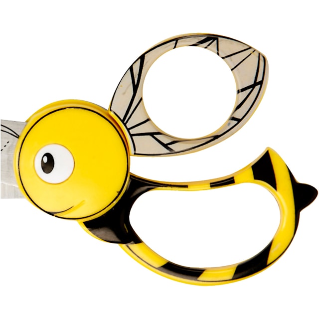 Tuotekuva 3 - Fiskars Lasten Eläinsakset, mehiläinen, Pit. 13 cm, 1 kpl