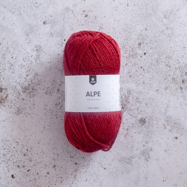 Alpe ullgarn 50 gr Red Wine 25 Järbo